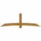 Ekena Millwork Bellingham Rough Sawn Timber Gable Bracket, Western Red Cedar, 96"W x 32"H x 4"D x 6"F, 8/12 Pitch GBW096X32X0406BEL00RWR - alternate 1
